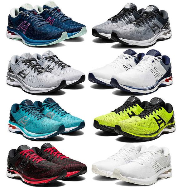 

gel-k27 men women running shoes fashion triple white black pure silver sport sneakers mako blue techno cyan sunrise red trainers us 4-11