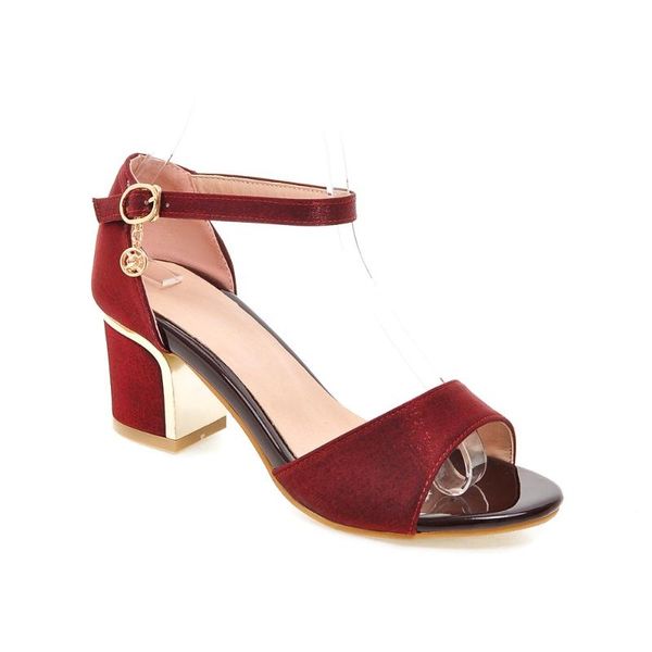 

sandals bead ankle strap women casual summer high heel shoes buckle ladies office work sandalias gladiator beige 2021, Black