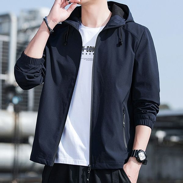 

spring and autumn 2020 new korean fashion men's casual jacket men's coat, Black