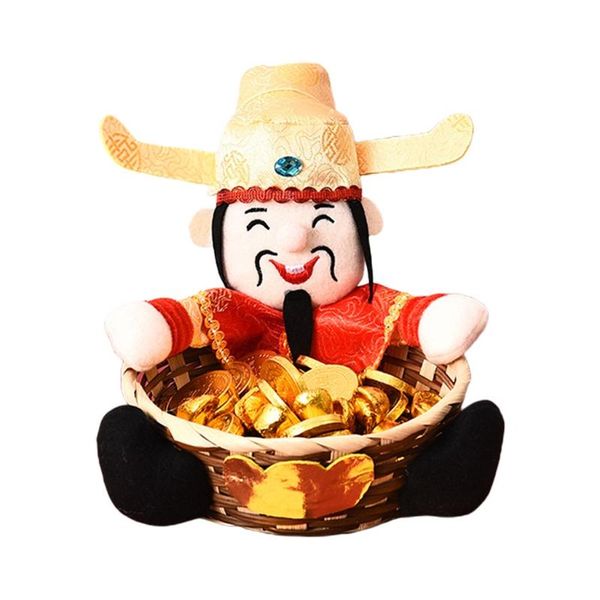 

storage baskets chinese year decorations god of wealth fruit basket vegetable home tray candy snack dishes food