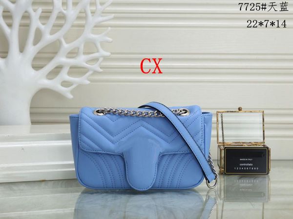 

evening bags 2021 european and american fashion women's bag shoulder messenger macaron chain cover small square with 7725