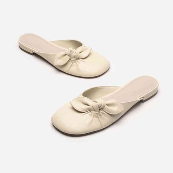

zomer nieuwe baotou sandalen en slippers voor vrouwen bovenkleding mode platte boog 60% off store online, Black
