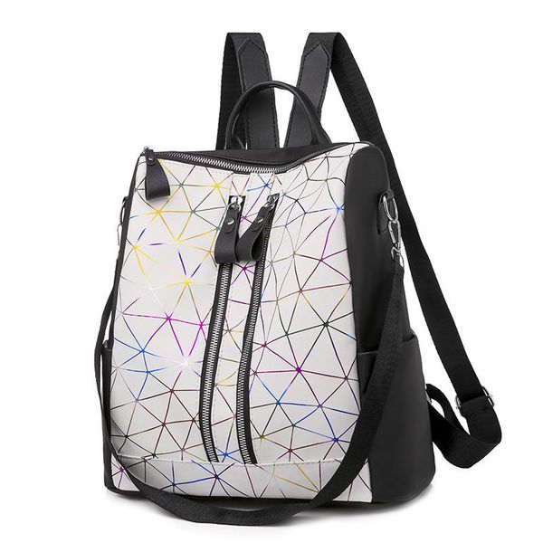 

backpack cross-border for han edition leisure fashion dazzle colour bag laser ling package