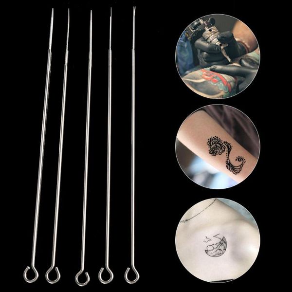 

tattoo needles 5p professional disposable sterile needle 1/3/5/7/9/11 rl round liner supply permanent makeup accessories