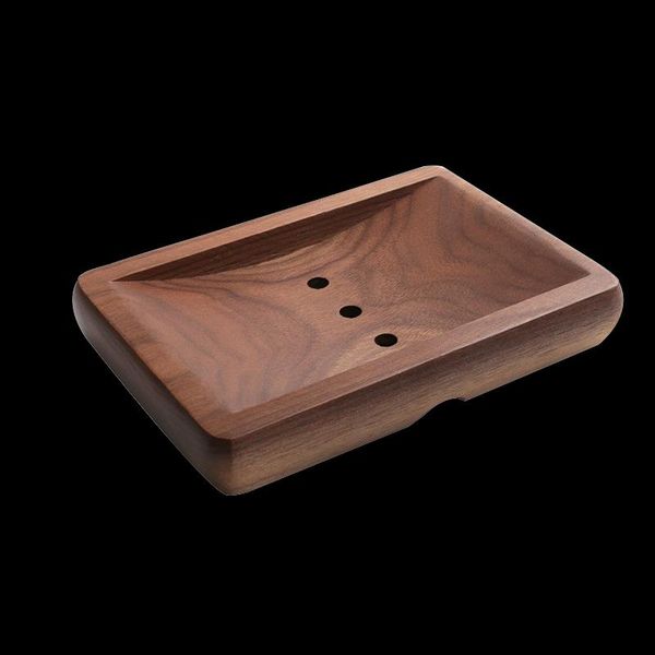 

nordic portable square wooden soap dish home el kitchen bathroom accessories ornaments storage box tray with drain hole dishes