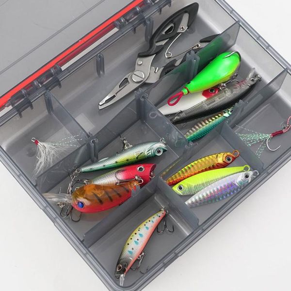 

fishing accessories tool storage box case lure spoon hook bait tackle holder pesca