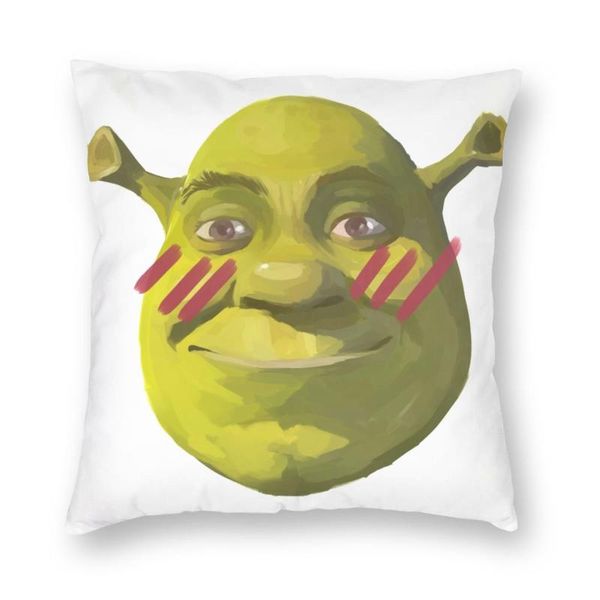 

cushion/decorative pillow blushy shrek pillowcase printing fabric cushion cover gift throw case home zippered 40*40cm