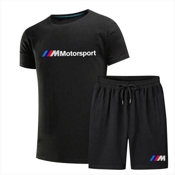 

short sleeve tee summer costume mens tracksuits institute custom senior brand casual shorts 2 piece set, Gray