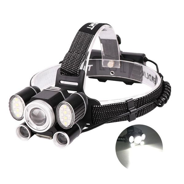 

powerful led headlamp rechargeable headlight 18650 usb head work lamp xhp90 zoom torch light headlamps