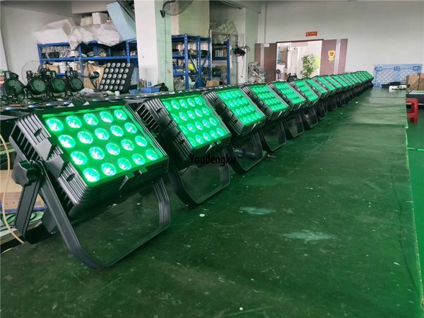 

4 pieces stage dj wall washer outdoor led background 20x15w 5in1 ip65 rgbwa led wallwasher city color waterproof beam light