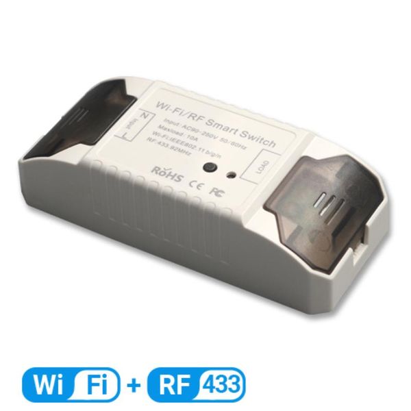 

smart home control rf433 wifi switch on-off remote mobile phone wifii intelligent electronics