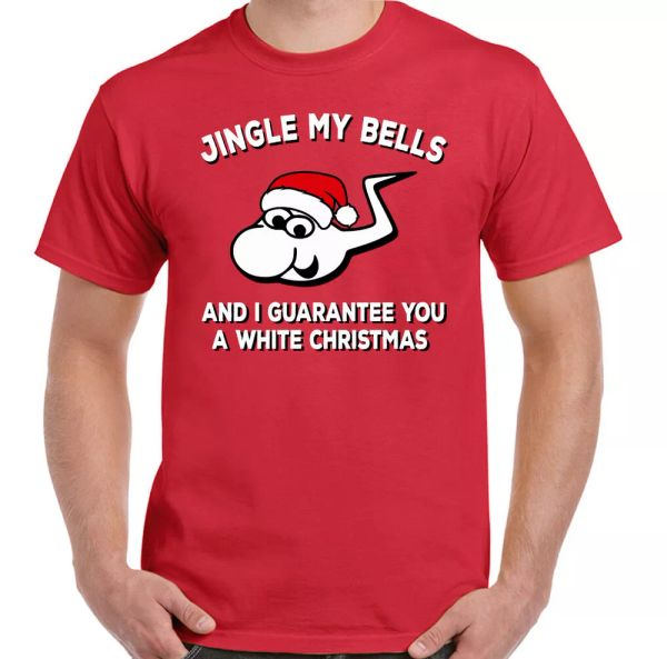 

funny t-shirt christmas jingle my bells white christmas offensive funny, White;black