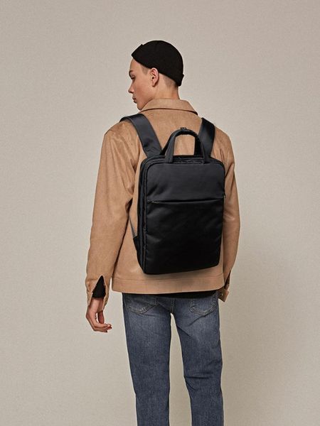 

backpack men's casual business waterproof personality fashionable male youth large capacity computer