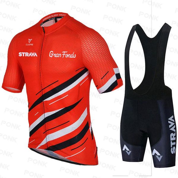 

racing sets 2021 strava bike riding cycling jersey men's summer short sleeves breathable mtb clothing ropa ciclismo set, Black;blue
