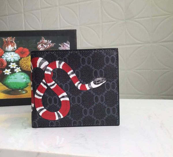 

2021 fashion digners wallets luxurys mens women leather bags classic bee tiger snake letters purs original box digram card9iwy