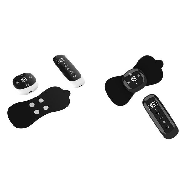 

mini electric neck cervical massager patch heating vibration muscle relaxation shoulder massagers