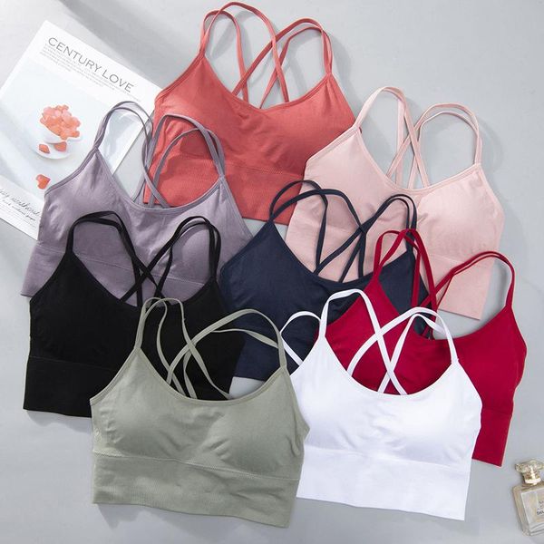 

yoga outfit women sports bra brathable push up female gym fitness underwear seamless