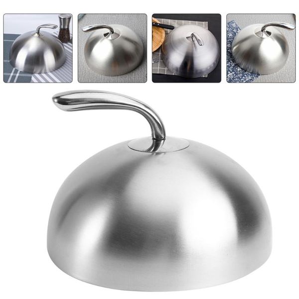 

pans oil-proof food cover home stainless steel steak insect-proof meal