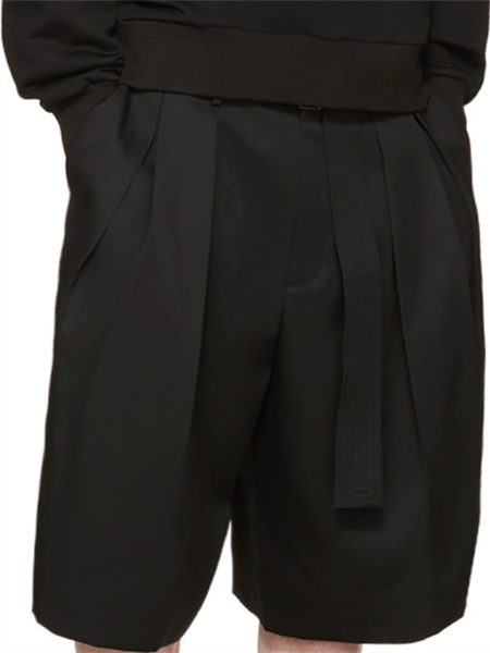 

men's shorts five-quarter pants beach fashion cool wide leg culottes singer performance dress 2021 spring/summer, White;black