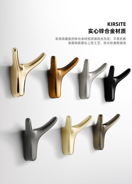 

hooks & rails horn hook scarf hanging wall-mounted clothes horns hanger rack bathroom coat vintage key living room home decoration