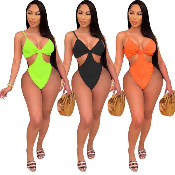 

5445 bikini women's cut out one piece swimsuit sports, White;black