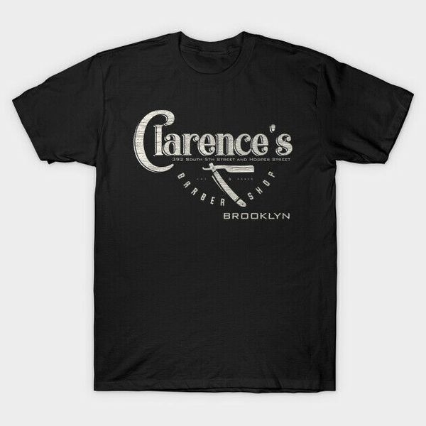 

coming to america shirt clarence's barber shop t-shirt gift for fans, White;black
