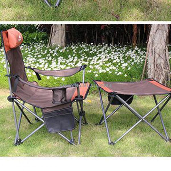 

camp furniture outdoor super light folding leisure chair fishing beach camping bed simple lunch break back