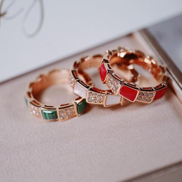 

wedding rings 2021 luxury ladies jewelry vintage woman stainless steel snake ring for girls finger gifts accessories, Slivery;golden