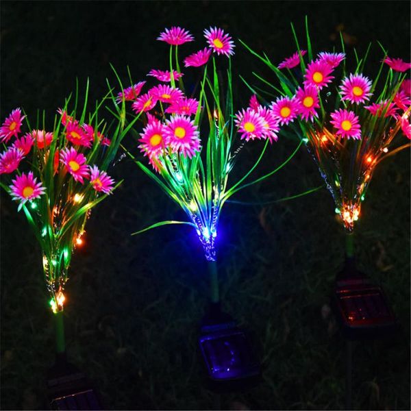 

lawn lamps 1pc outdoor solar led light garden lights creative flowers lamp home decorations