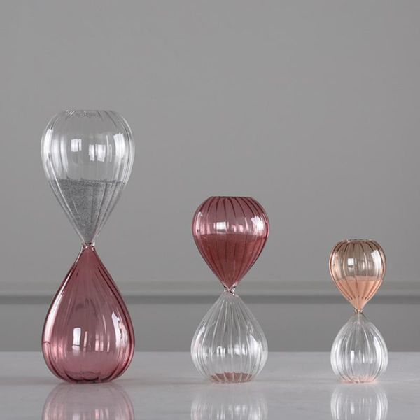 

creative colorful sandglass clock hourglass 10/30/60 minutes timer home decorative items arts gifts for kids ampulheta other clocks & access