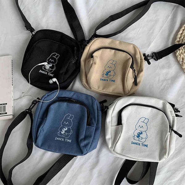 

bag cute rabbit canvas women small crossbody bag casual student girls messenger s vintage ladies phone purse handbag shoulder