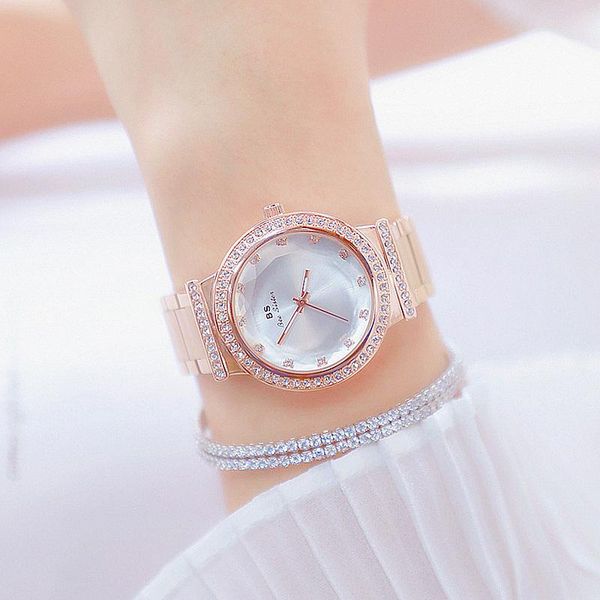 

wristwatches fashion women watch simple casual quartz crystal diamond retro for ladies horloge relogios feminino, Slivery;brown