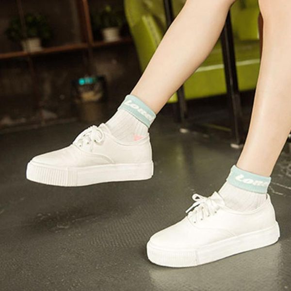 

socks & hosiery 1 pair ankle high sports elastic letter printed outdoor activities short assorted colors women soft athlete breathable, Black;white
