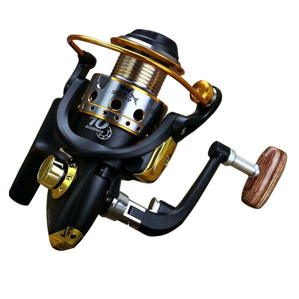 

1pcs/lot fishing wheel 5.5:1 10 bb spinning interchangeable left and right hands engineering plastic reel baitcasting reels
