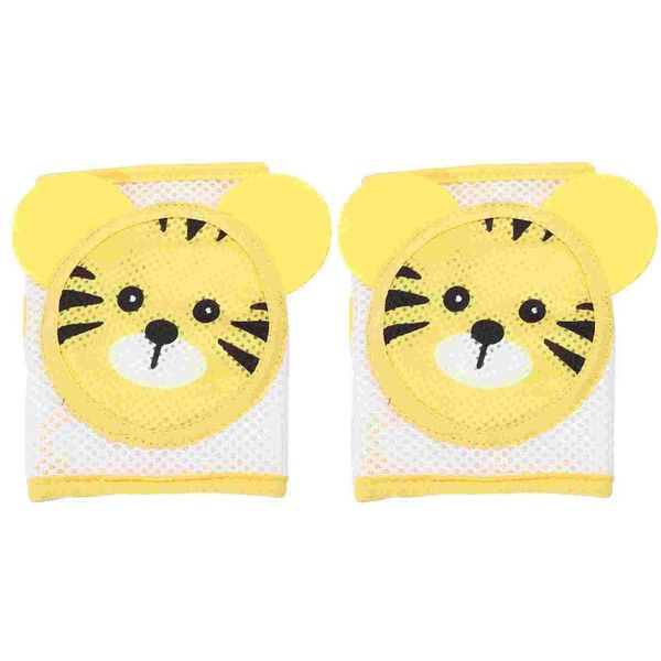 

elbow & knee pads 2pcs baby mesh protector cover toddlers pad supplies, Black;gray