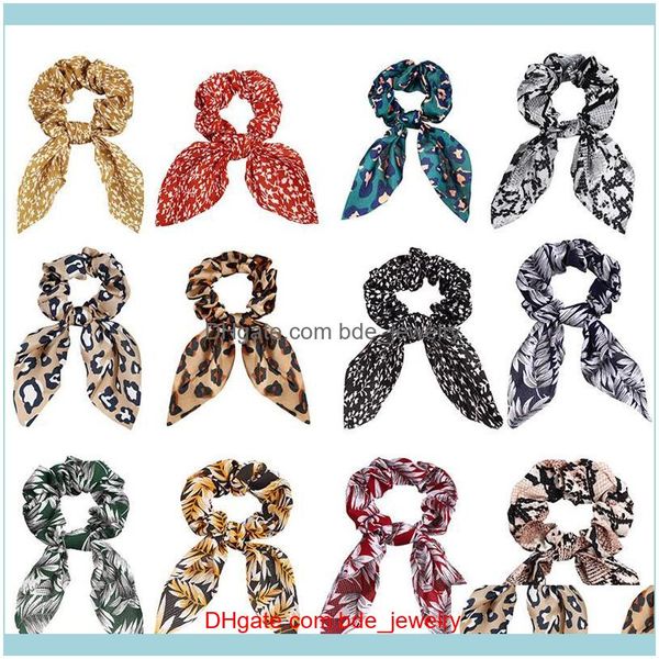 

hair jewelry jewelryhair clips & barrettes leopard bow scrunchies for woman girls printed floral ties elastic bands holder aessories drop de, Golden;silver