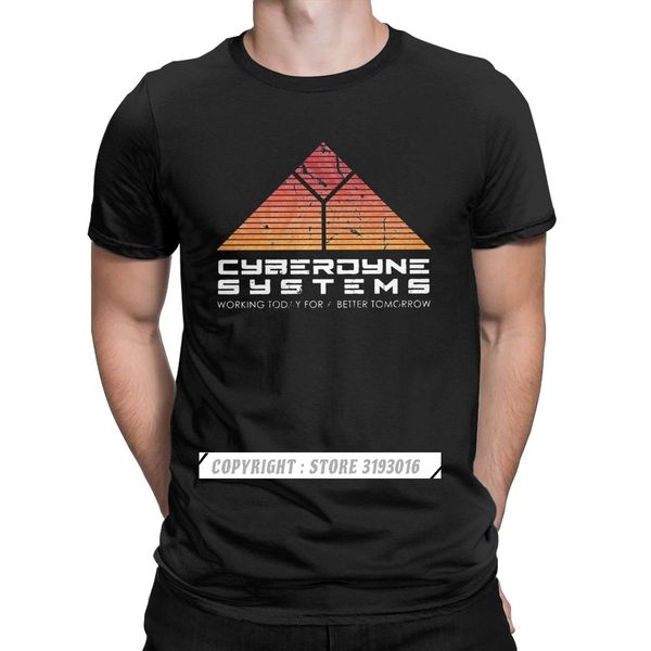 

ccccsportCool Men Tshirt Cyberdyne Systems The Terminator Cotton Tee Shirt Arnold Schwarzenegger Skynet Robot T Shirts Print, Brown