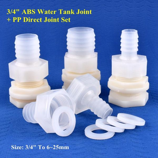 

watering equipments 1~50set 3/4" to 6~25mm direct water tank connector aquarium pump inlet joint irrigation garden hose joints