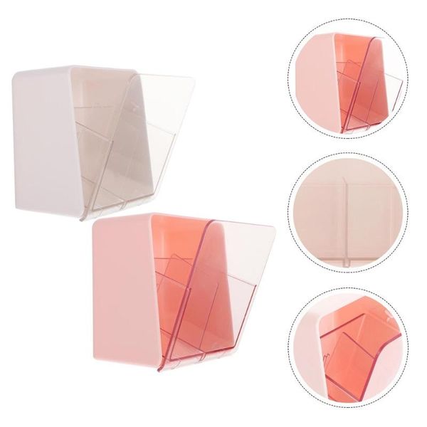 

car organizer 2pcs cotton swab makeup storage boxes compartment