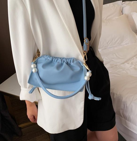 

hbp delicate girls shoulder bags women handbag purses new fashion mini crossbody bag plain clouds totes lady bag