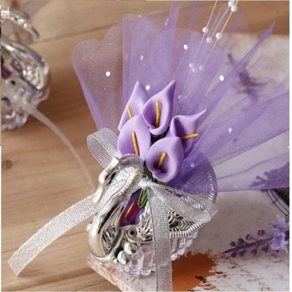 

gift wrap 200 acrylic swan and beautiful lily candy preferences, wedding box novel baby shower