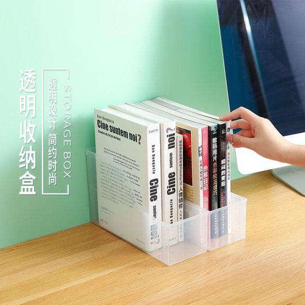 

storage bottles & jars desk box transparent deskbook sorting shelf file rack