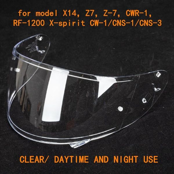 

motorcycle helmets helmet windshield for shoei x14 z7 cwr1 rf1200 xspirit visor replacement parts