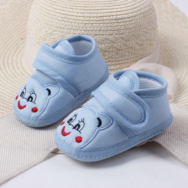 

First Walker Nerborn Baby Girl Boy Soft Sole Cartoon Anti-slip Shoes Toddler Shoes Soled Non-slip Footwear Crib Shoes 2021, Beige