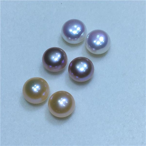 

other grade 6a freshwater pearls loose beads zhuji wholesale strong light and flawless button pearl for earrings