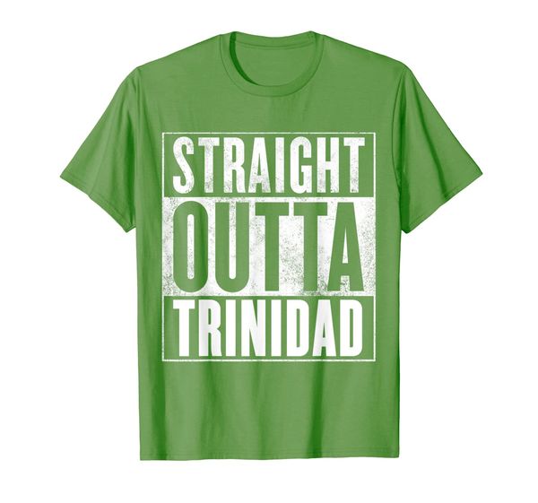 

trinidad t-shirt - straight outta trinidad shirt, White;black