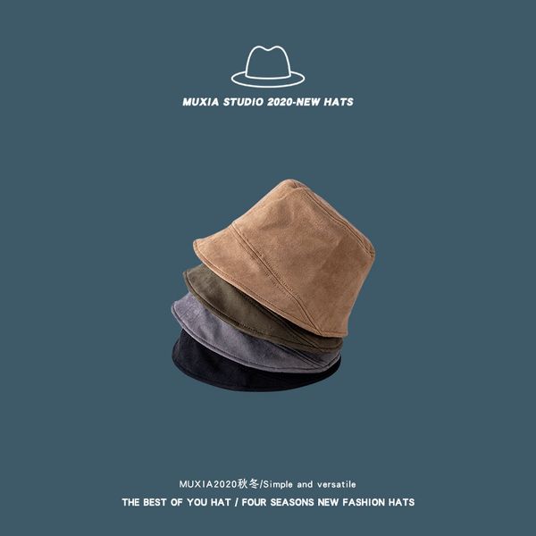 

suede fisherman's hat for women to cover their faces
