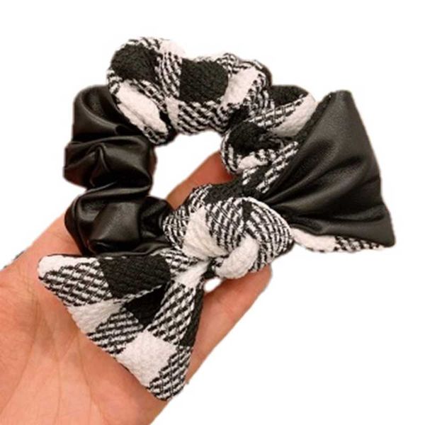 

hair accessories women scrunchies elastic ties bands leopard bow knot fashion girl korean mujer hyuna wholesale