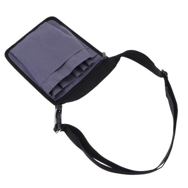 

storage bags 1pc staff working waist bag shoulder tool (grey)
