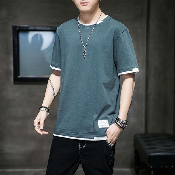 

t-shirts men's short sleeve t-shirt in summer 29v3, White;black